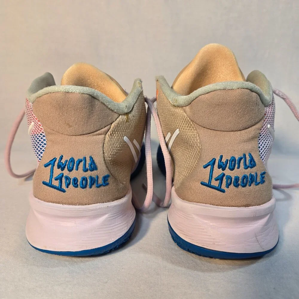 NIKE Kyrie 7 Exclusive "1 World 1 People" Regal Pink Sneakers Size 6.5Y 8W 6.5M - Picture 6 of 16